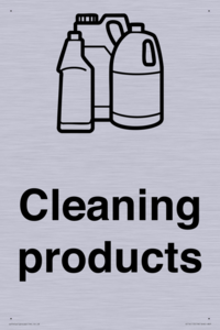 Dementia Cleaning products sign